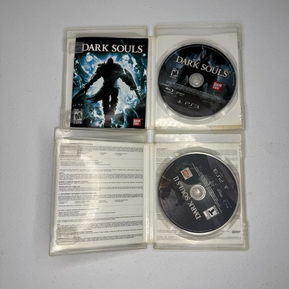 Dark Souls 1 & Dark Souls 2 Lot II (Sony PlayStation 3, PS3) Working